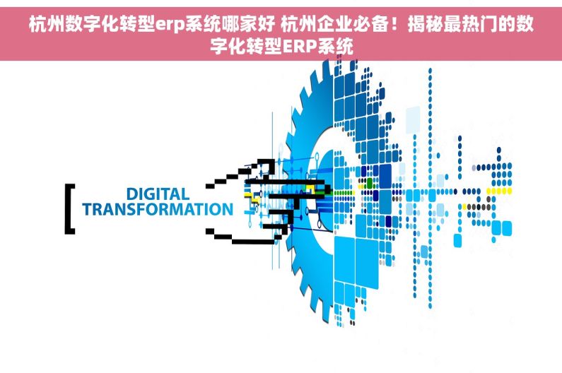 杭州数字化转型erp系统哪家好 杭州企业必备！揭秘最热门的数字化转型ERP系统