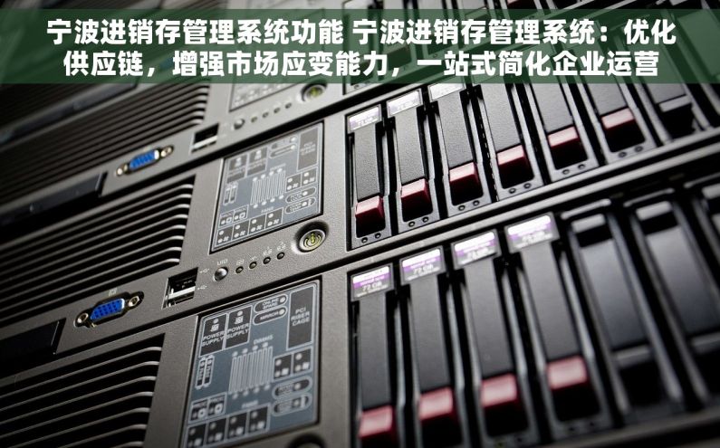 宁波进销存管理系统功能 宁波进销存管理系统：优化供应链，增强市场应变能力，一站式简化企业运营