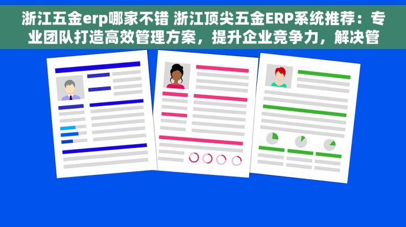 浙江五金erp哪家不错 浙江顶尖五金ERP系统推荐：专业团队打造高效管理方案，提升企业竞争力，解决管理难题