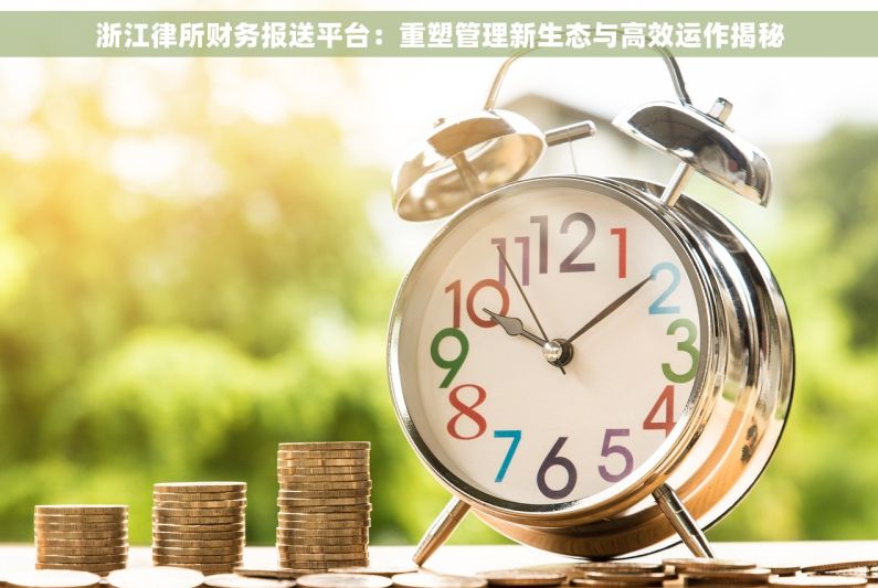 浙江律所财务报送平台：重塑管理新生态与高效运作揭秘