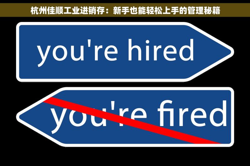 杭州佳顺工业进销存：新手也能轻松上手的管理秘籍