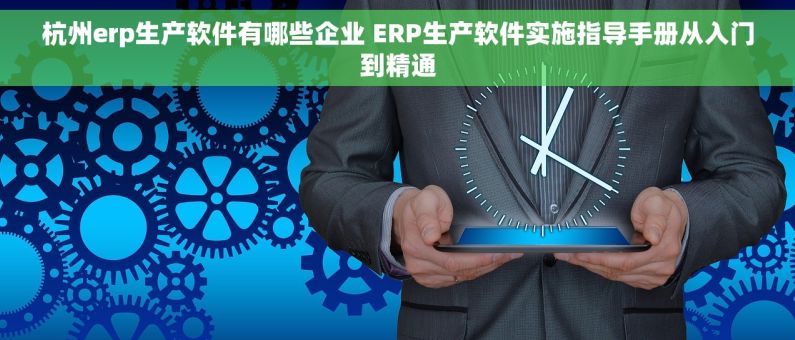 杭州erp生产软件有哪些企业 ERP生产软件实施指导手册从入门到精通