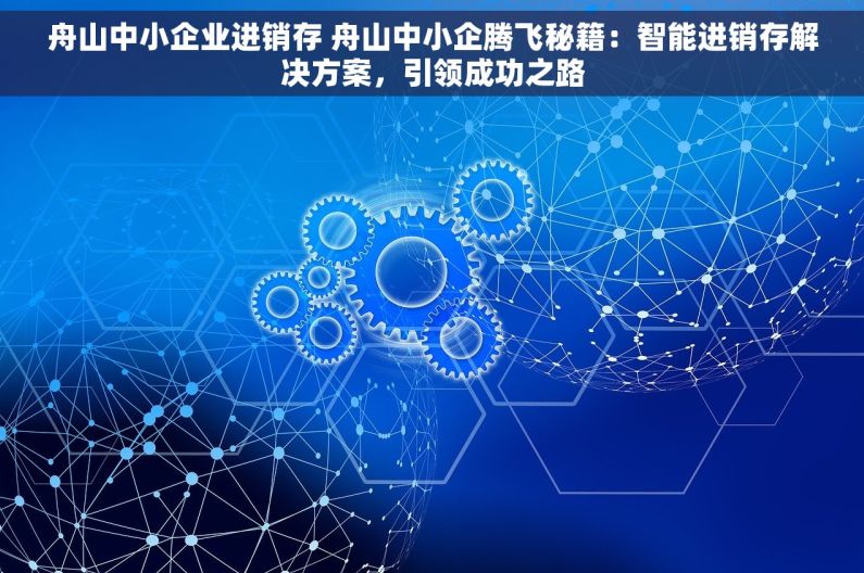 舟山中小企业进销存 舟山中小企腾飞秘籍：智能进销存解决方案，引领成功之路