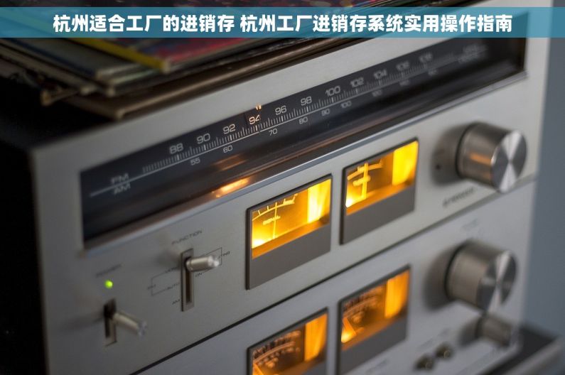 杭州适合工厂的进销存 杭州工厂进销存系统实用操作指南