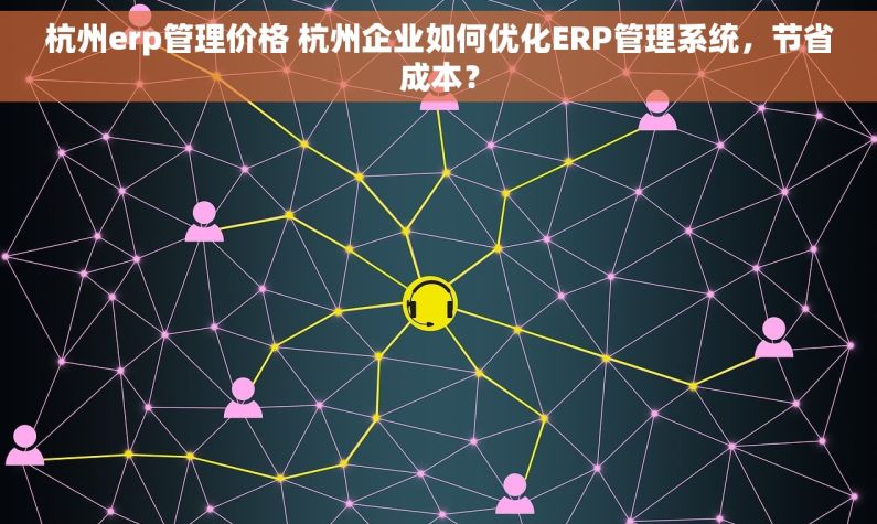 杭州erp管理价格 杭州企业如何优化ERP管理系统，节省成本？