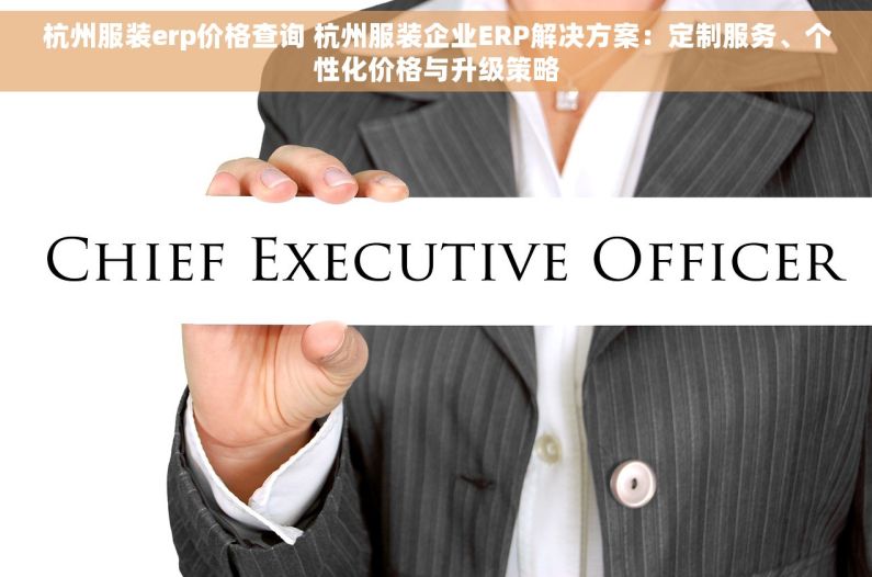 杭州服装erp价格查询 杭州服装企业ERP解决方案：定制服务、个性化价格与升级策略