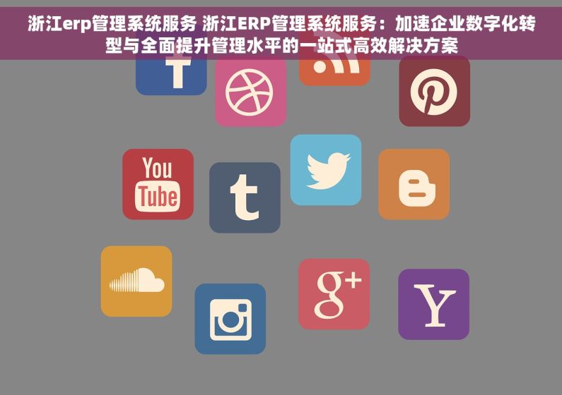 浙江erp管理系统服务 浙江ERP管理系统服务：加速企业数字化转型与全面提升管理水平的一站式高效解决方案