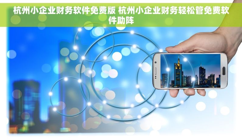 杭州小企业财务软件免费版 杭州小企业财务轻松管免费软件助阵