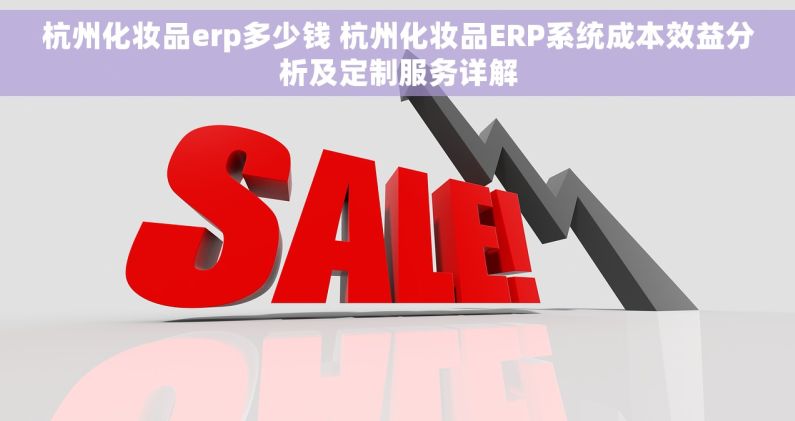 杭州化妆品erp多少钱 杭州化妆品ERP系统成本效益分析及定制服务详解