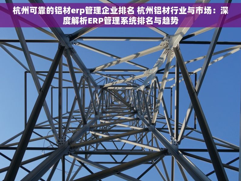 杭州可靠的铝材erp管理企业排名 杭州铝材行业与市场：深度解析ERP管理系统排名与趋势