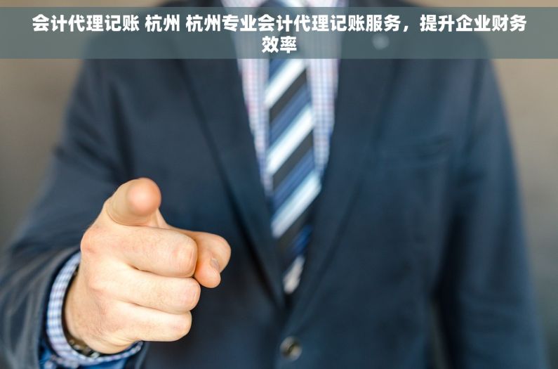 会计代理记账 杭州 杭州专业会计代理记账服务，提升企业财务效率
