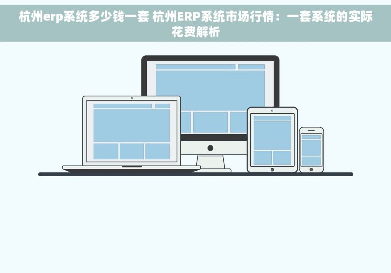 杭州erp系统多少钱一套 杭州ERP系统市场行情：一套系统的实际花费解析