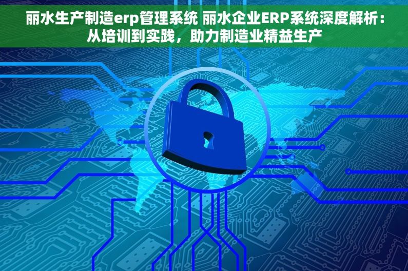 丽水生产制造erp管理系统 丽水企业ERP系统深度解析：从培训到实践，助力制造业精益生产