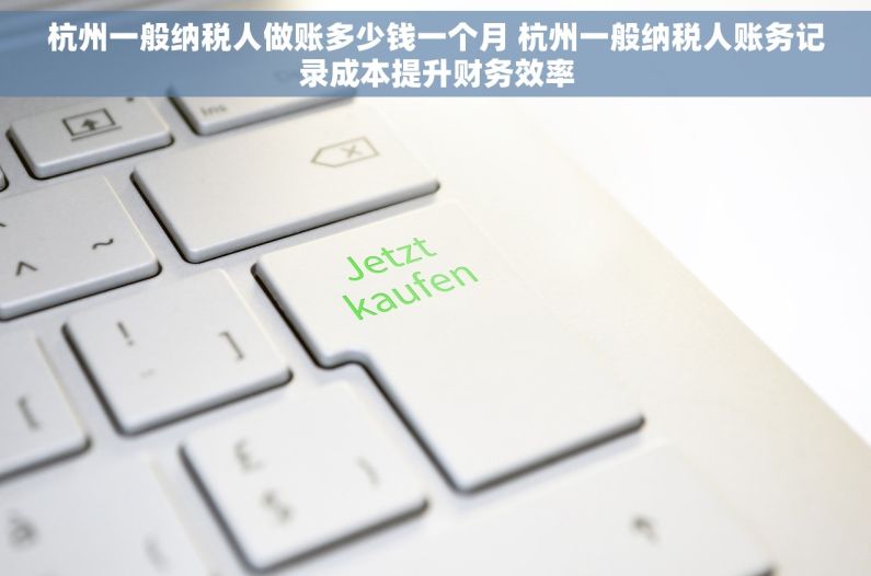 杭州一般纳税人做账多少钱一个月 杭州一般纳税人账务记录成本提升财务效率