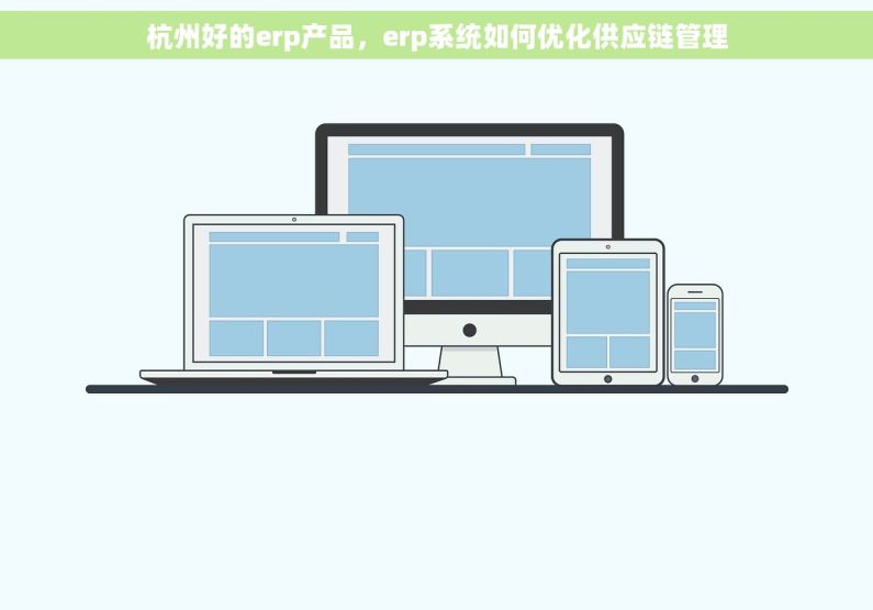 杭州好的erp产品，erp系统如何优化供应链管理