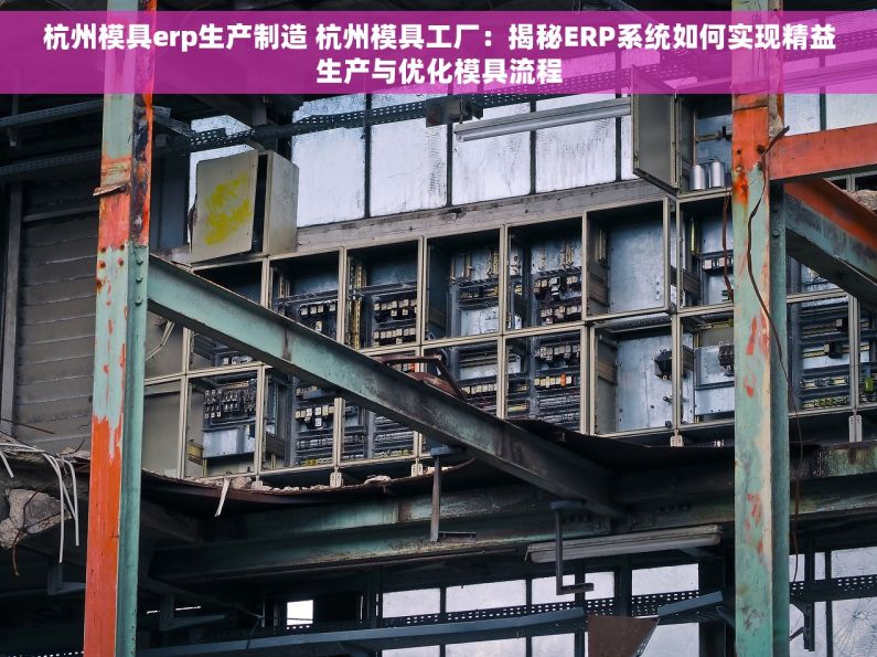 杭州模具erp生产制造 杭州模具工厂：揭秘ERP系统如何实现精益生产与优化模具流程
