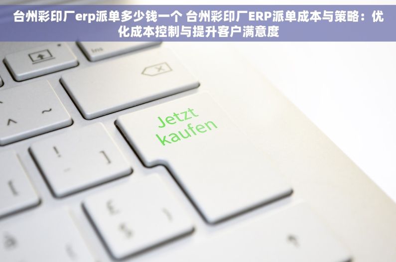 台州彩印厂erp派单多少钱一个 台州彩印厂ERP派单成本与策略：优化成本控制与提升客户满意度