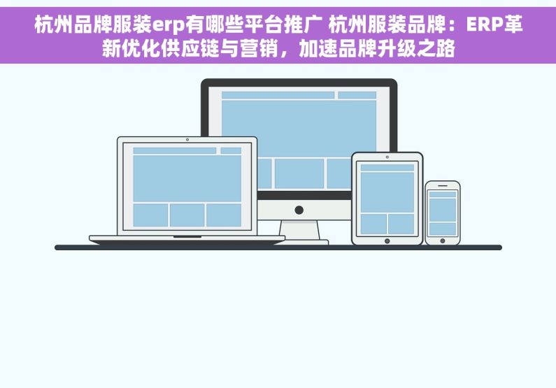 杭州品牌服装erp有哪些平台推广 杭州服装品牌：ERP革新优化供应链与营销，加速品牌升级之路