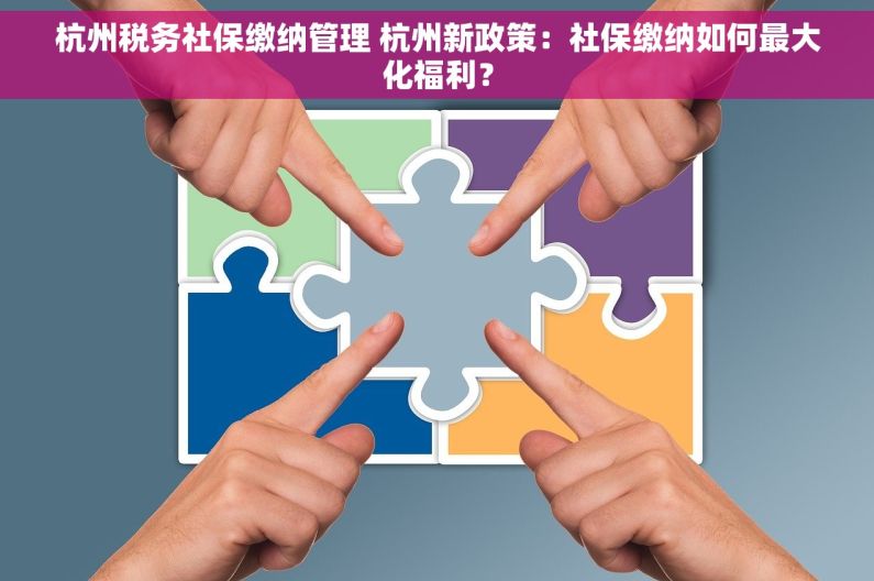 杭州税务社保缴纳管理 杭州新政策：社保缴纳如何最大化福利？