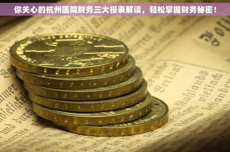 你关心的杭州医院财务三大报表解读，轻松掌握财务秘密！