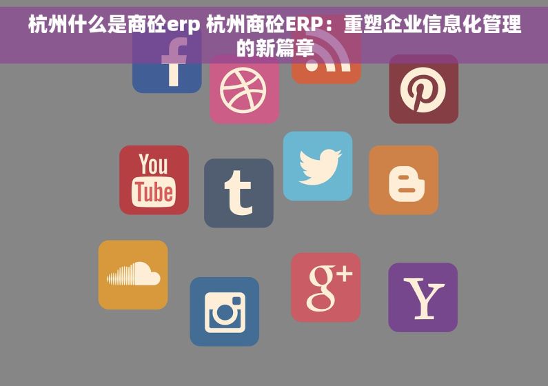 杭州什么是商砼erp 杭州商砼ERP：重塑企业信息化管理的新篇章