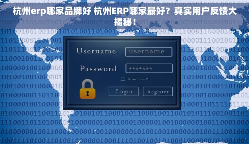 杭州erp哪家品牌好 杭州ERP哪家最好？真实用户反馈大揭秘！