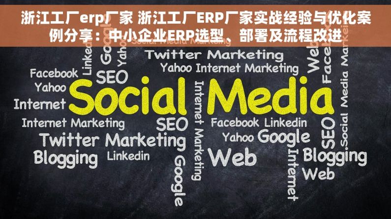 浙江工厂erp厂家 浙江工厂ERP厂家实战经验与优化案例分享：中小企业ERP选型、部署及流程改进