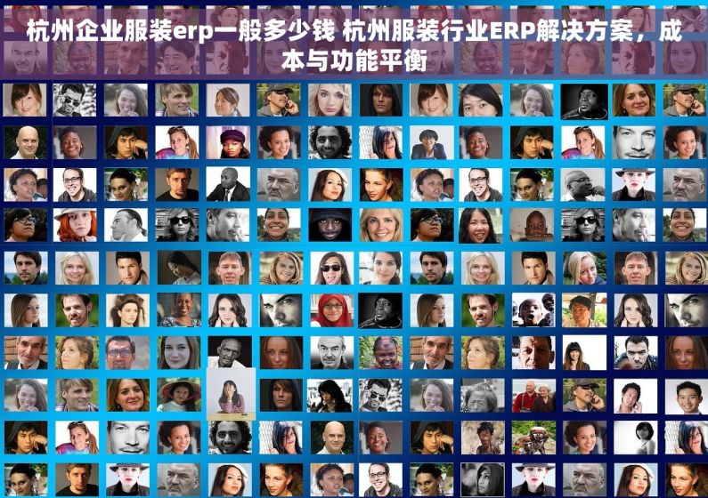 杭州企业服装erp一般多少钱 杭州服装行业ERP解决方案，成本与功能平衡
