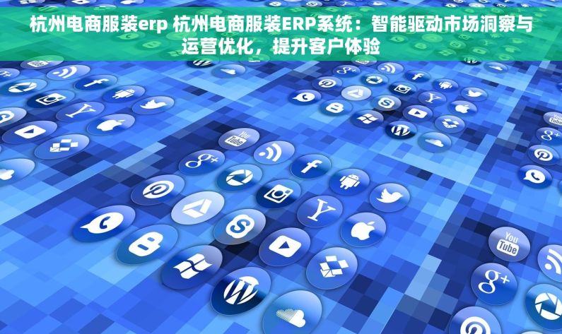 杭州电商服装erp 杭州电商服装ERP系统：智能驱动市场洞察与运营优化，提升客户体验