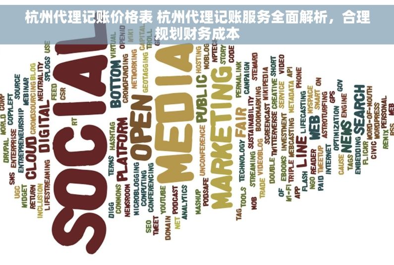 杭州代理记账价格表 杭州代理记账服务全面解析，合理规划财务成本