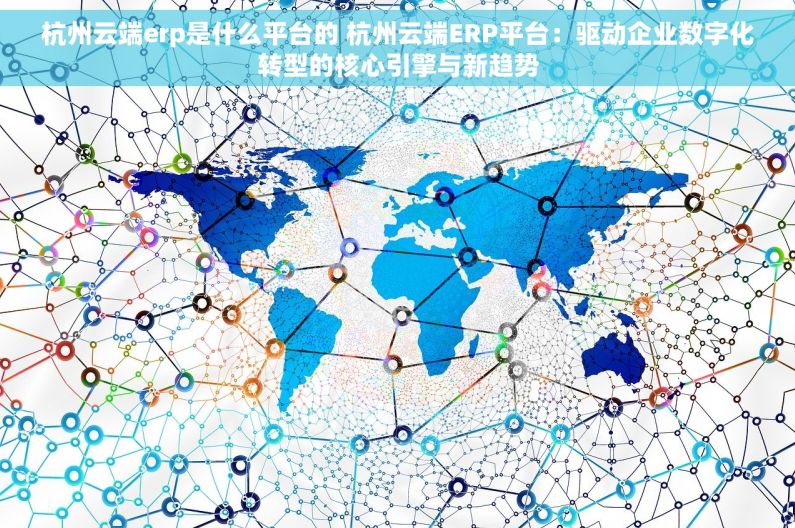 杭州云端erp是什么平台的 杭州云端ERP平台：驱动企业数字化转型的核心引擎与新趋势