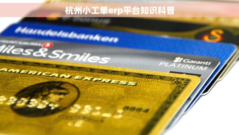 杭州小工单erp平台知识科普