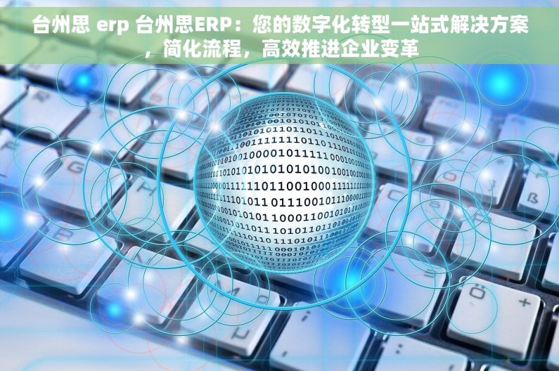 台州思 erp 台州思ERP：您的数字化转型一站式解决方案，简化流程，高效推进企业变革