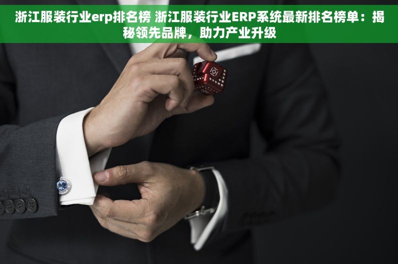 浙江服装行业erp排名榜 浙江服装行业ERP系统最新排名榜单：揭秘领先品牌，助力产业升级