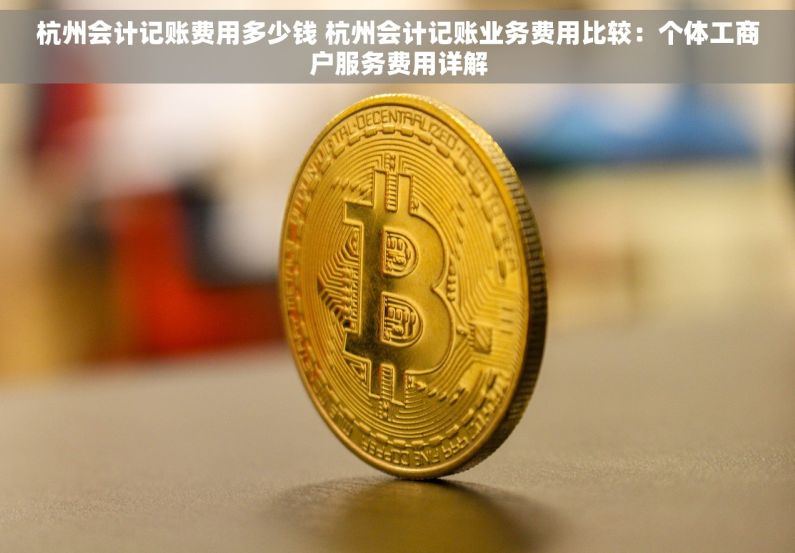 杭州会计记账费用多少钱 杭州会计记账业务费用比较：个体工商户服务费用详解