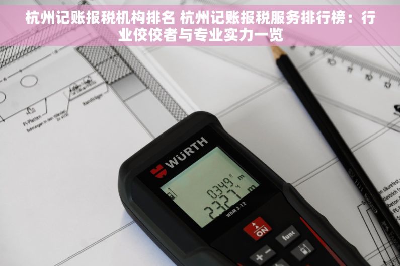 杭州记账报税机构排名 杭州记账报税服务排行榜：行业佼佼者与专业实力一览