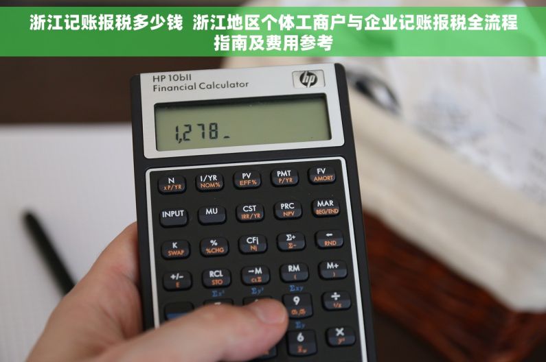 浙江记账报税多少钱  浙江地区个体工商户与企业记账报税全流程指南及费用参考