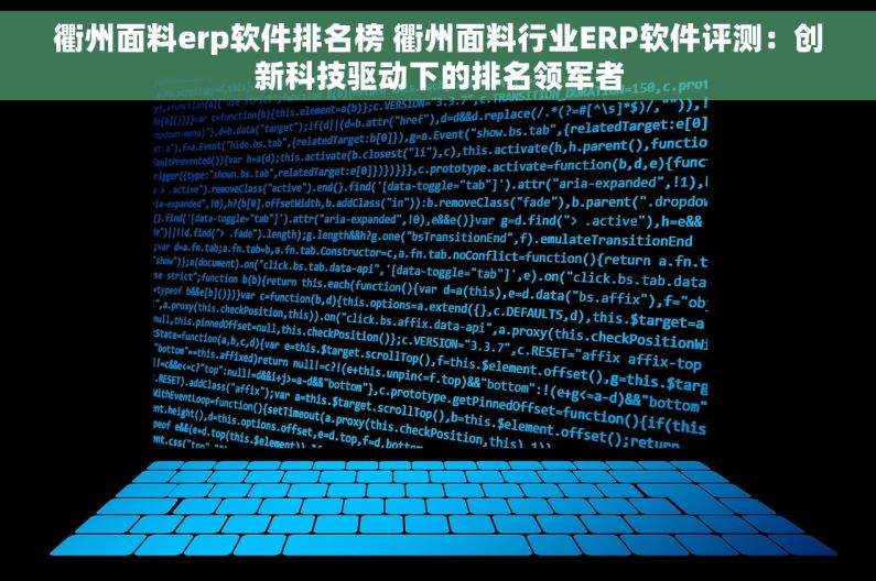 衢州面料erp软件排名榜 衢州面料行业ERP软件评测：创新科技驱动下的排名领军者