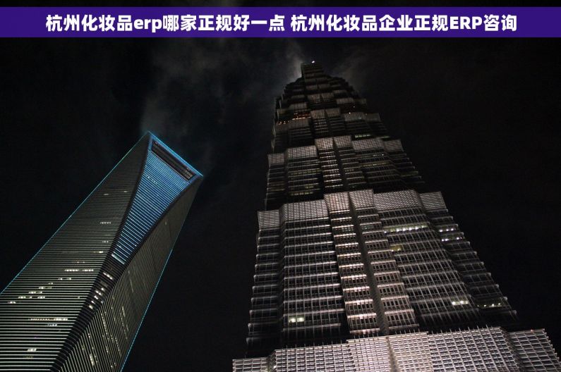 杭州化妆品erp哪家正规好一点 杭州化妆品企业正规ERP咨询