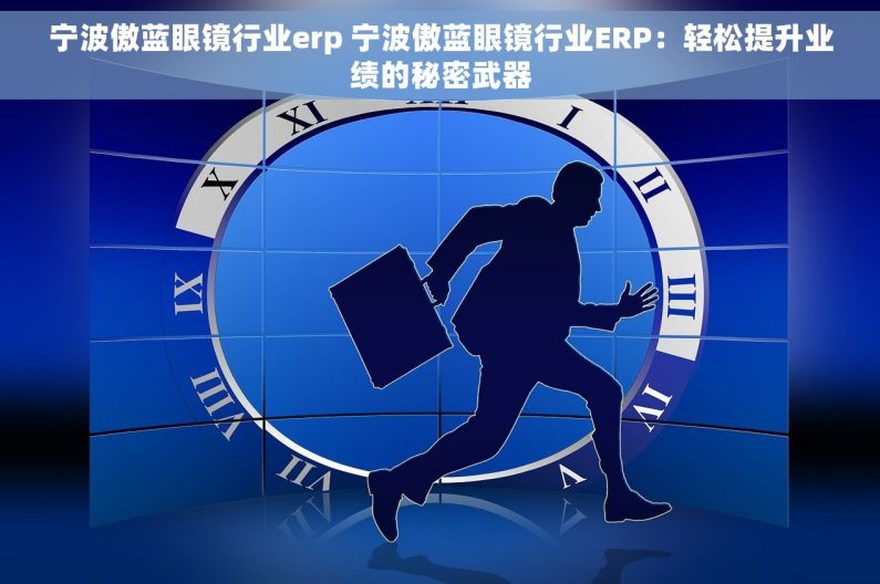 宁波傲蓝眼镜行业erp 宁波傲蓝眼镜行业ERP：轻松提升业绩的秘密武器