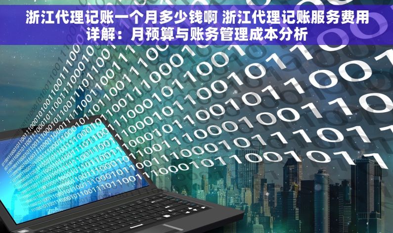 浙江代理记账一个月多少钱啊 浙江代理记账服务费用详解：月预算与账务管理成本分析