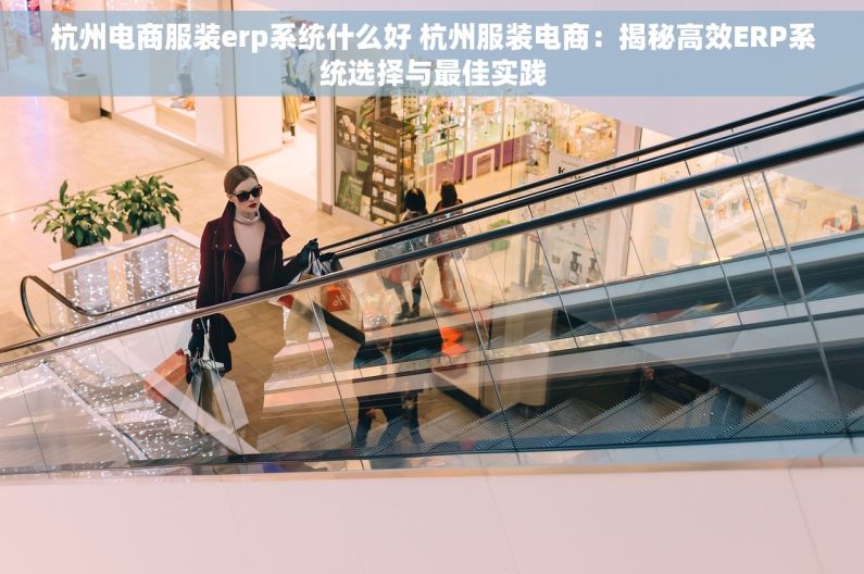 杭州电商服装erp系统什么好 杭州服装电商：揭秘高效ERP系统选择与最佳实践