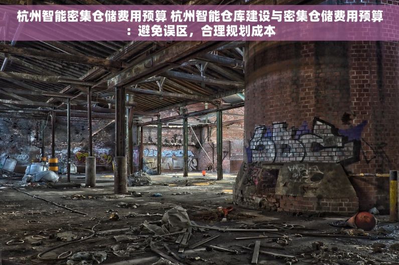 杭州智能密集仓储费用预算 杭州智能仓库建设与密集仓储费用预算：避免误区，合理规划成本