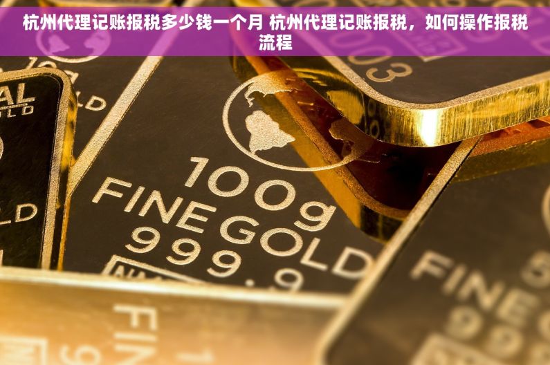 杭州代理记账报税多少钱一个月 杭州代理记账报税，如何操作报税流程