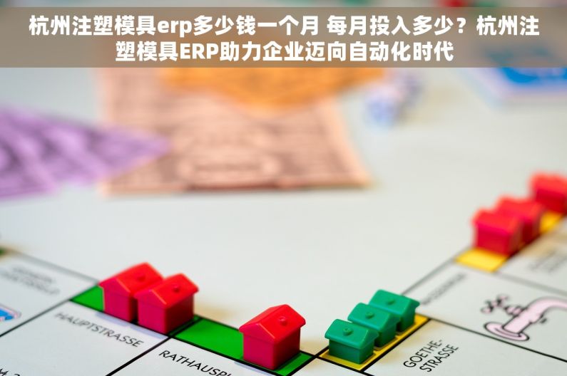 杭州注塑模具erp多少钱一个月 每月投入多少？杭州注塑模具ERP助力企业迈向自动化时代