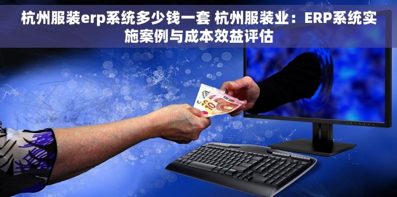杭州服装erp系统多少钱一套 杭州服装业：ERP系统实施案例与成本效益评估