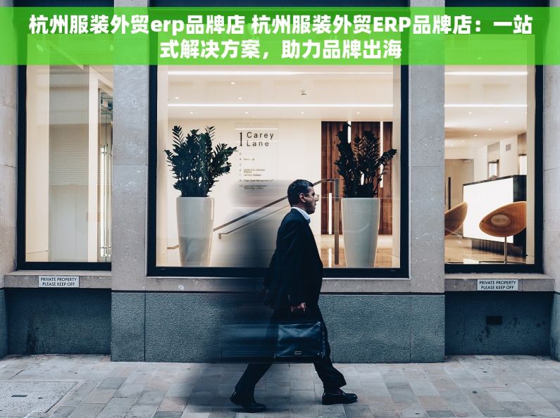 杭州服装外贸erp品牌店 杭州服装外贸ERP品牌店：一站式解决方案，助力品牌出海