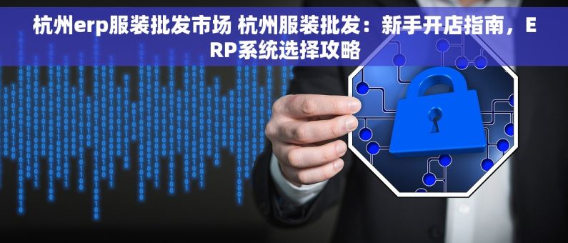 杭州erp服装批发市场 杭州服装批发：新手开店指南，ERP系统选择攻略