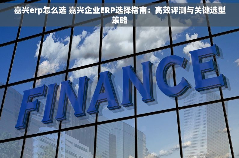 嘉兴erp怎么选 嘉兴企业ERP选择指南：高效评测与关键选型策略
