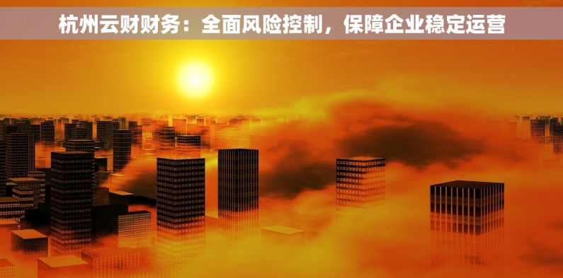 杭州云财财务：全面风险控制，保障企业稳定运营